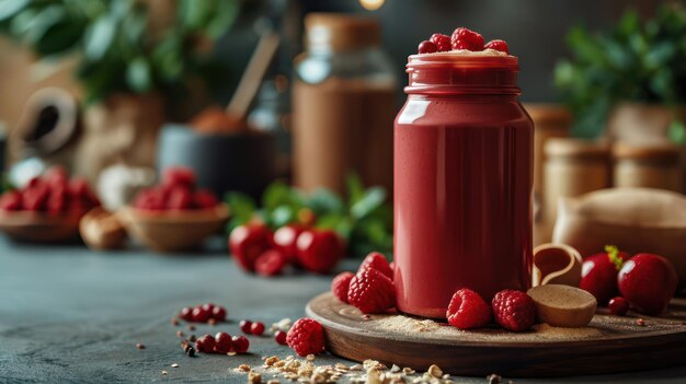 Des fruits et des baies frais, colorés et sains sur la table