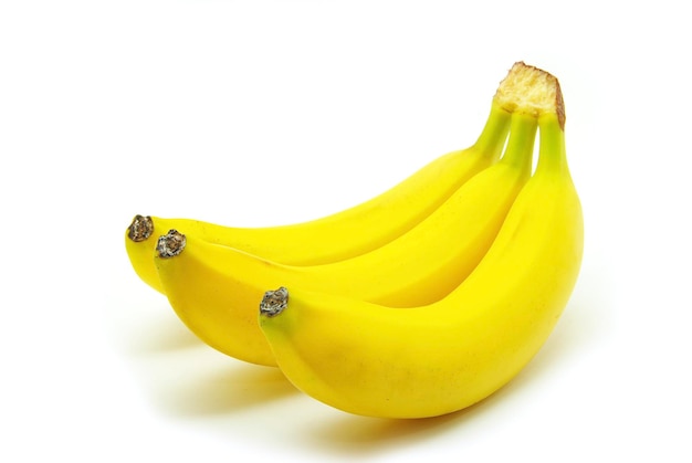 Fruits banane isolé sur fond blanc