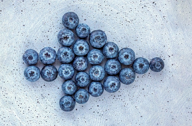 Photo fruits bleuets frais.