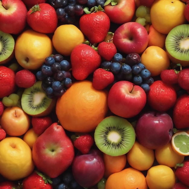 Des fruits colorés