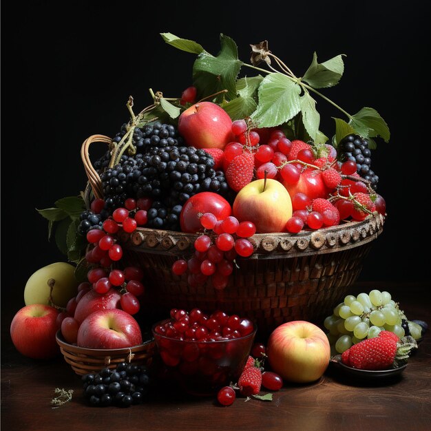 fruits dans un bol photo