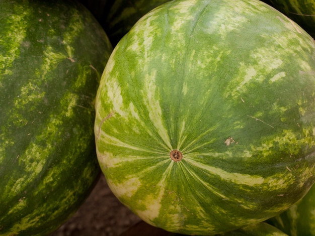 Fruits frais au marché de producteurs locaux.