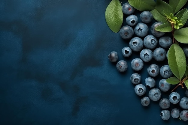 Fruits frais de bleuets générer Ai