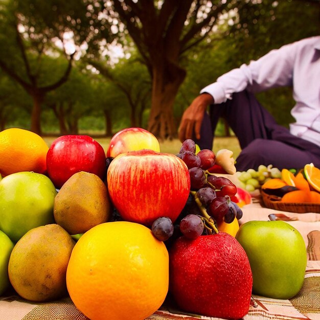 Photo des fruits frais vibrants créent une explosion de saveurs