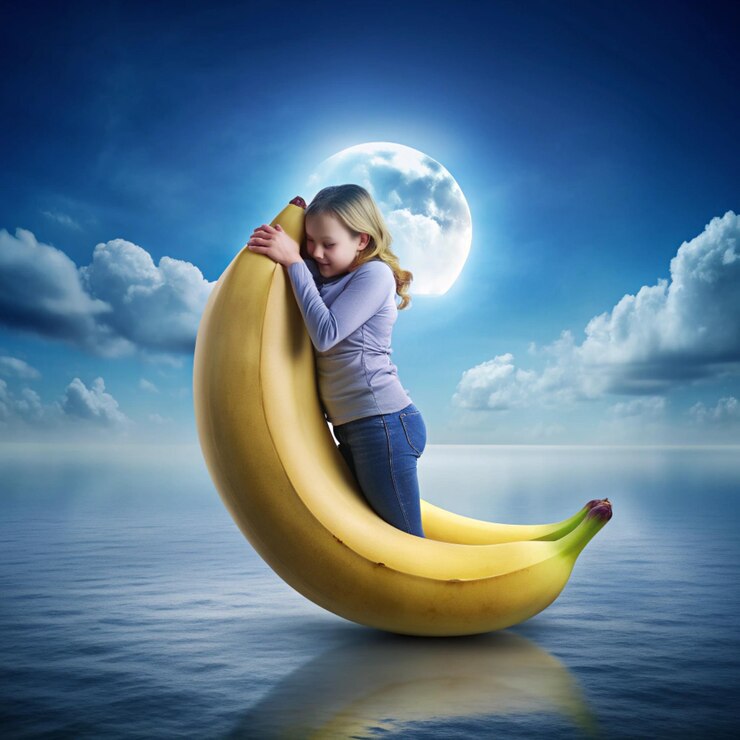Des fruits et des légumes anthropomorphes s'embrassent