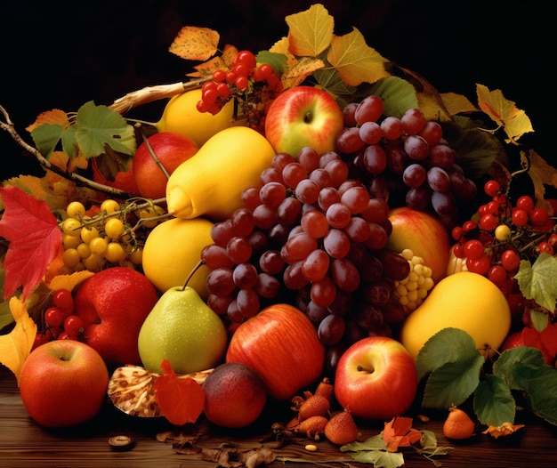 Fruits et légumes d'automne pour votre Thanksgiving