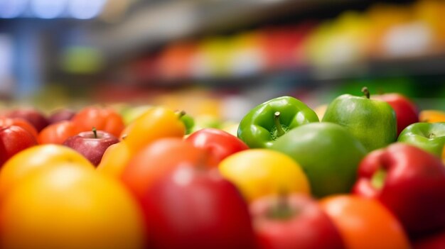 Fruits et légumes frais biologiques