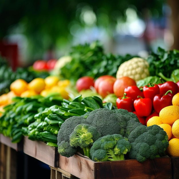 fruits et légumes frais et savoureux