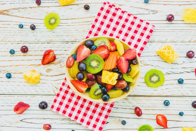 Fruits mélangés et assortis