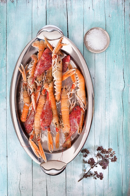 Fruits de mer frais