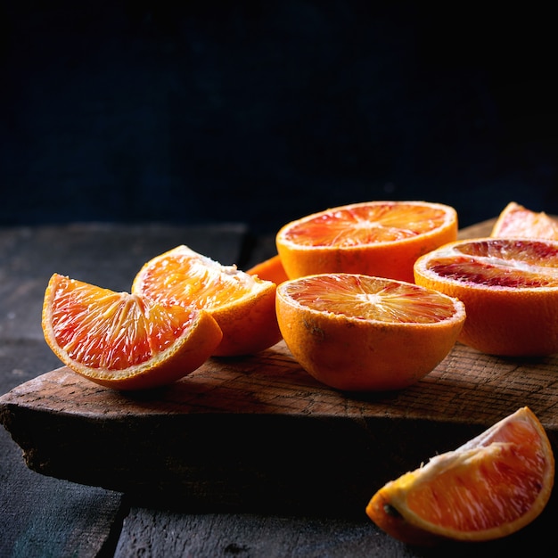 Fruits orange sanguine