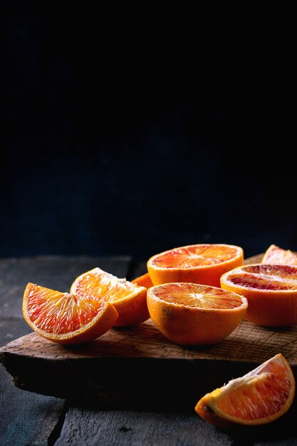 Fruits orange sanguine