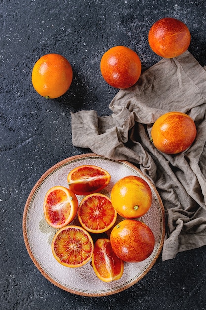 Fruits d&#39;oranges de sang sicilien