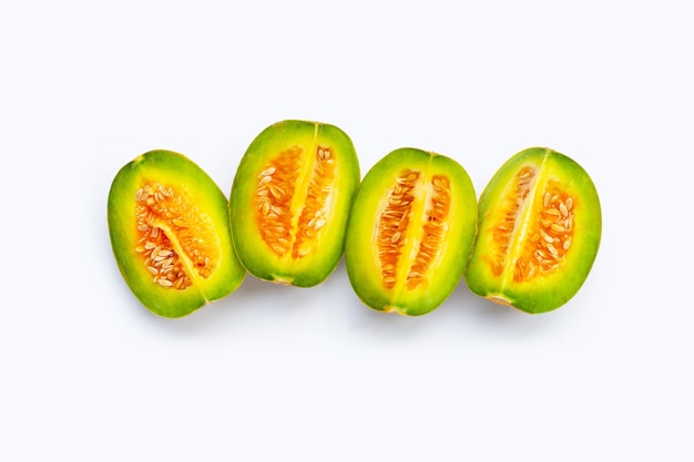 Fruits tropicaux, cantaloup thaï ou melon