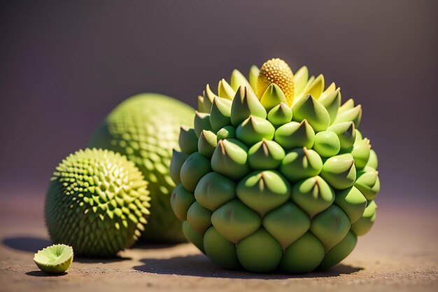 Fruits tropicaux durian délicieux fruits importés étrangers coûteux papier peint durian fond