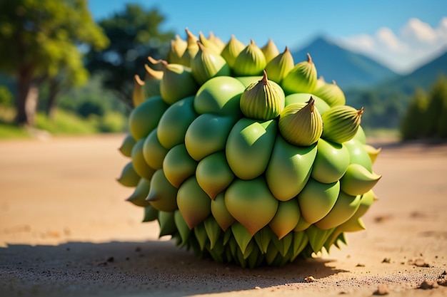 Fruits tropicaux durian délicieux fruits importés étrangers coûteux papier peint durian fond