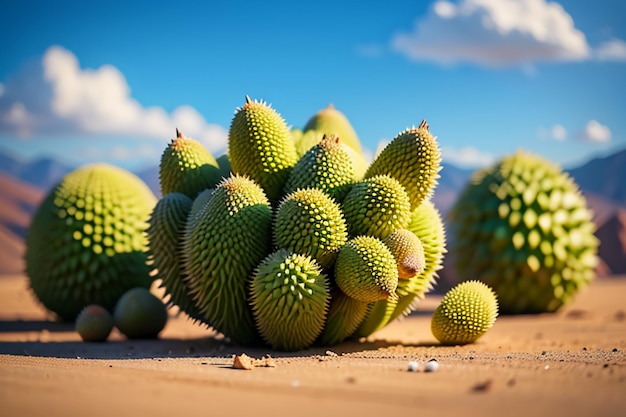 Fruits tropicaux durian délicieux fruits importés étrangers coûteux papier peint durian fond