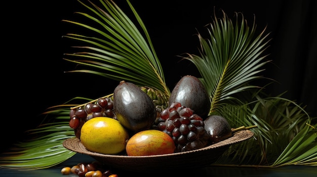Photo fruits tropicaux