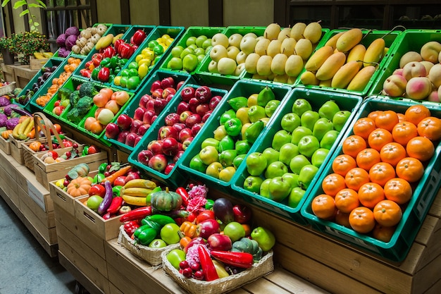 fruits et vagetables en Thaïlande