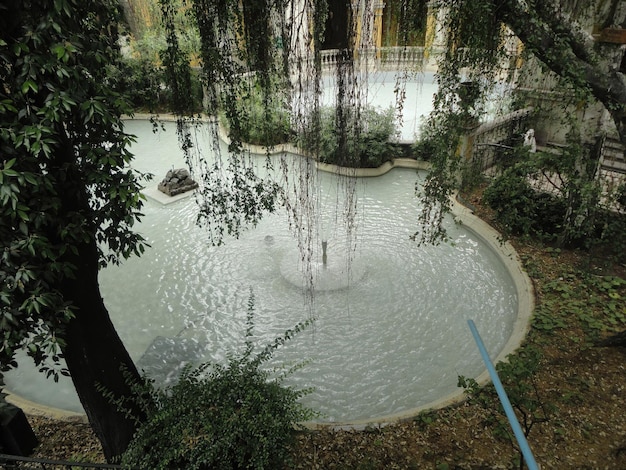 Fuente Neptuno dans la ville de Santiago du Chili