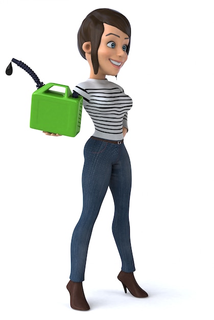 Fun femme décontractée