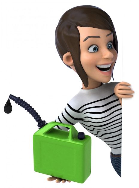 Fun femme décontractée