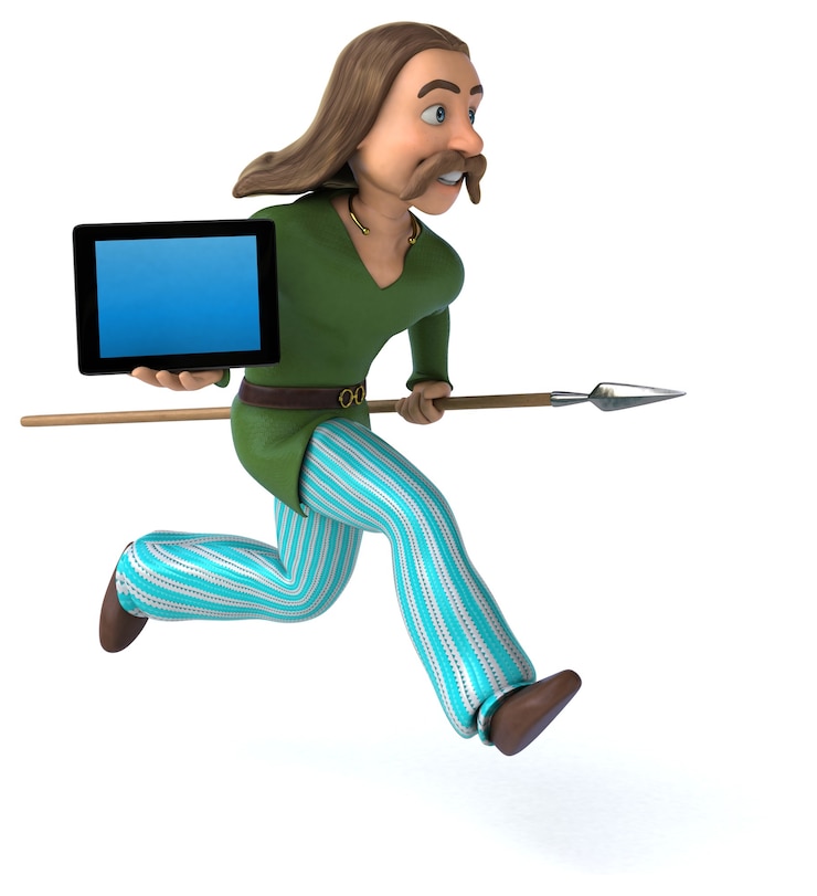 Photo fun gaul - illustration 3d