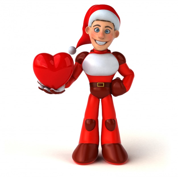 Fun Super Santa Claus - personnage 3D