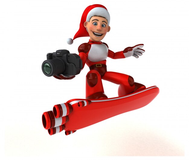 Fun Super Santa Claus - personnage 3D