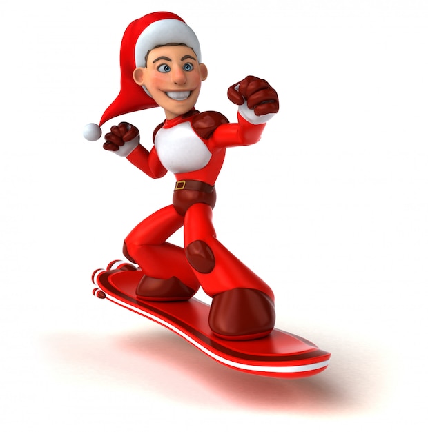 Fun Super Santa Claus - personnage 3D