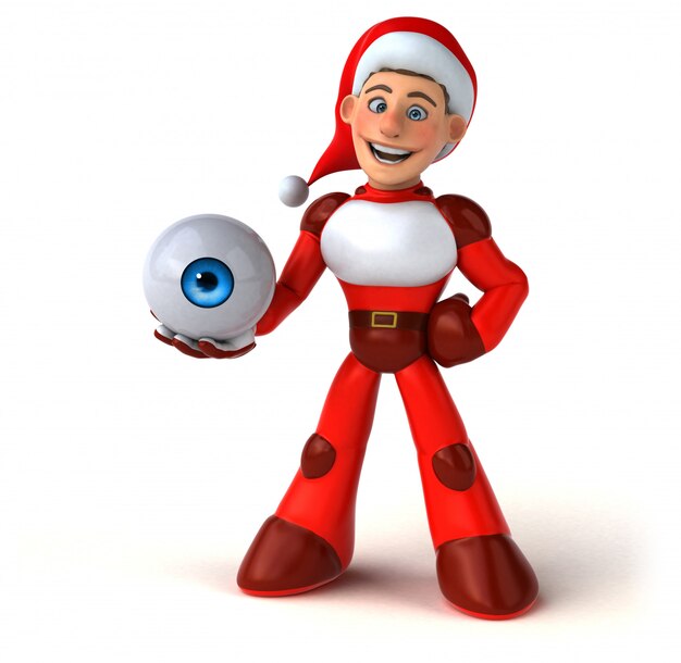 Fun Super Santa Claus - personnage 3D