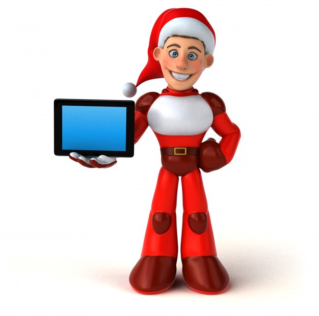 Fun Super Santa Claus - personnage 3D