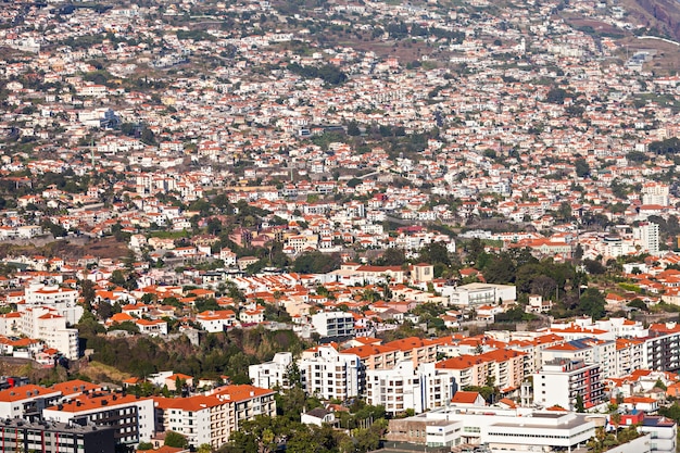 Funchal vue aérienne