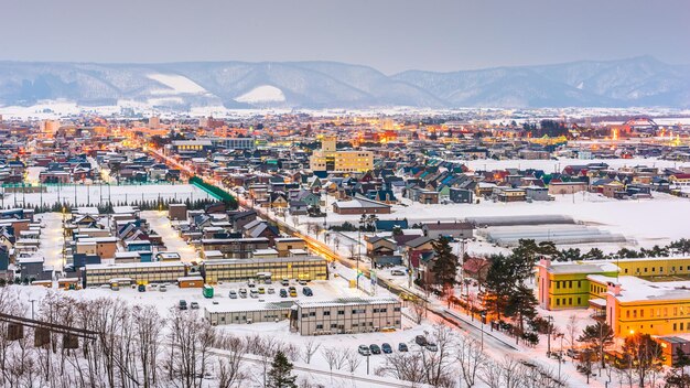 Photo furano hokkaido au japon