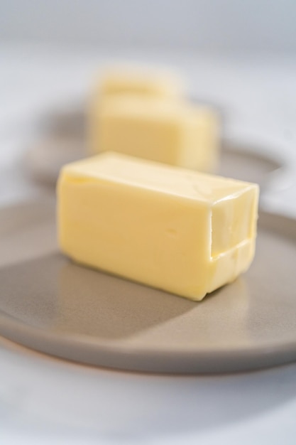 Fusion du beurre non salé
