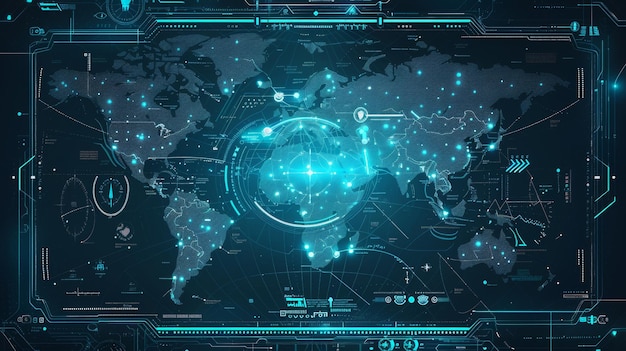 Le futur radar et la carte du monde