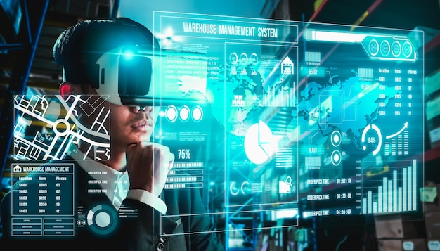 Future technologie de réalité virtuelle pour une gestion d'entrepôt VR innovante