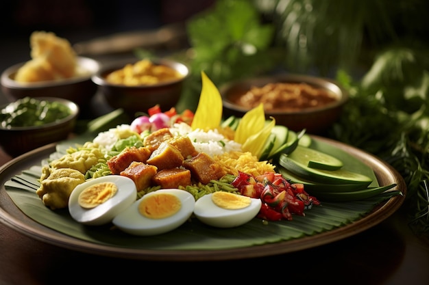 GadoGado Delight CloseUp Extravagance de saveurs indonésiennes vibrantes