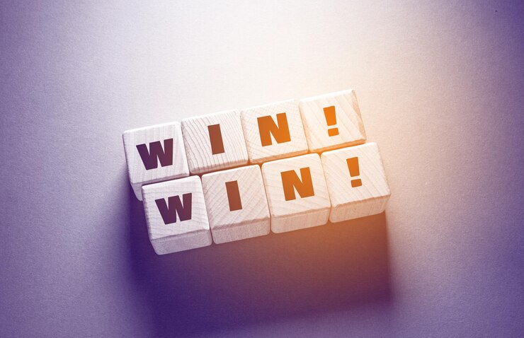 Gagnez Word avec des cubes en bois
