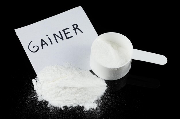 Gainer en cuillère Nutrition sportive et cuillère doseuse