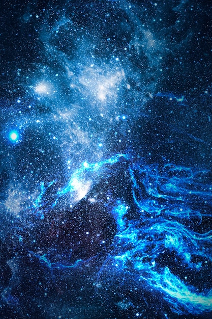 Galaxie dans l'espace fond texturé