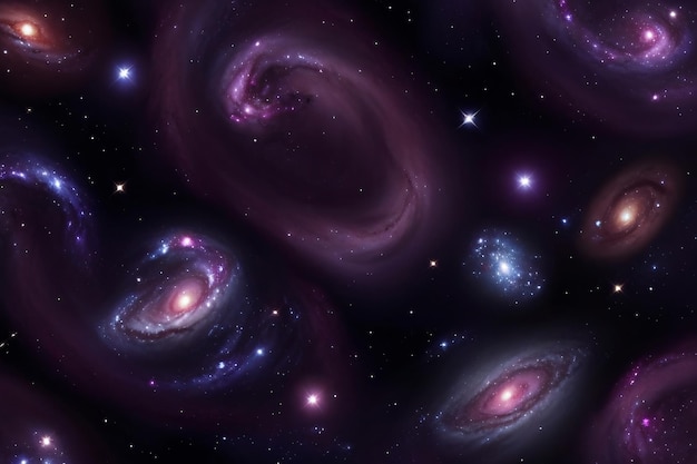 Galaxy BackgroundGalaxy Space Background Fond de nébuleuse ai généré