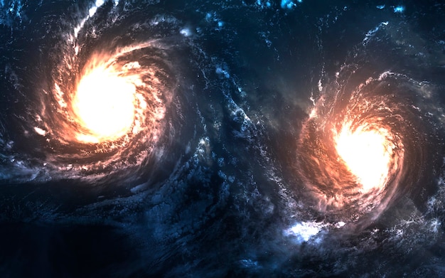 Galaxy, superbe fond d'écran de science-fiction. Éléments de cette image fournis par la NASA