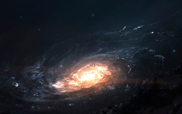 Galaxy, superbe fond d'écran de science-fiction. Éléments de cette image fournis par la NASA