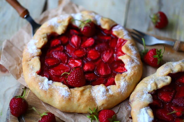 Galette aux Fraises