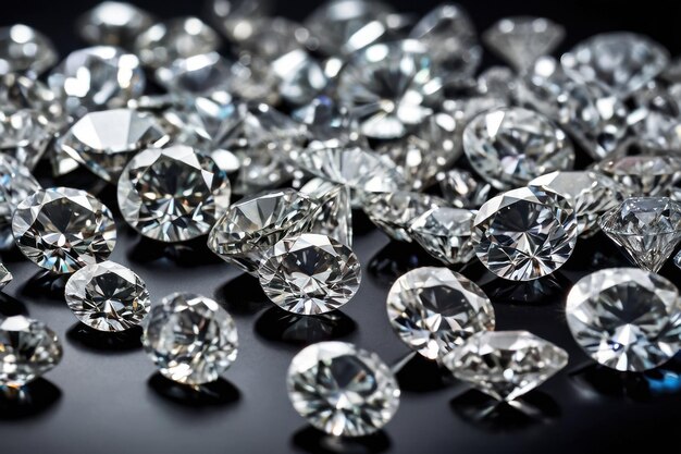 Une gamme de diamants scintillants