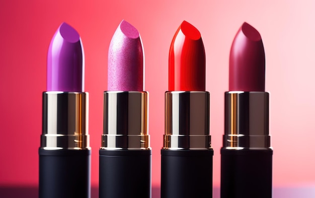 Une gamme vibrante de rouge à lèvres aux couleurs riches