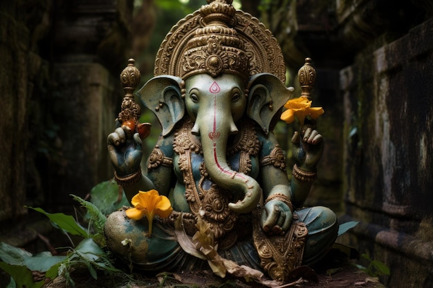 Ganesh une image importante pendant Diwali Generative AI