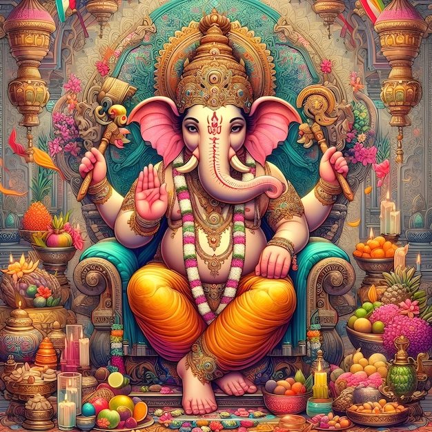 Ganesh Murti 3D Ganesha pour le Diwali