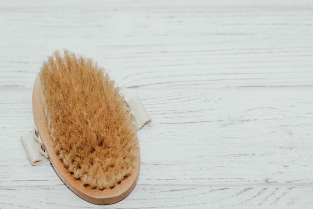 Gant de toilette en bois anticellulite brosse de massage à sec